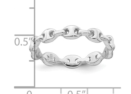 Sterling silver ring, further view