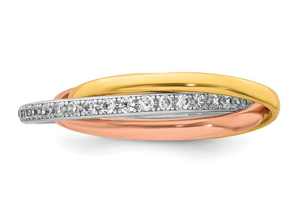 Sterling Silver Rings Style QR7712 - Classique Jewelry Inc.
