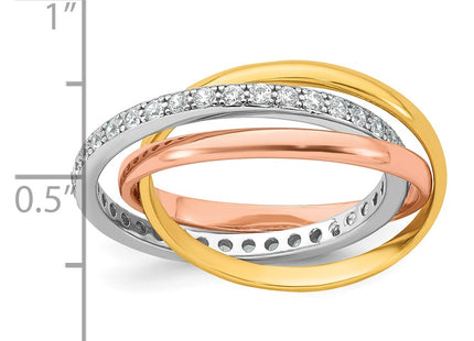 Sterling Silver Rings Style QR7712 - Classique Jewelry Inc.