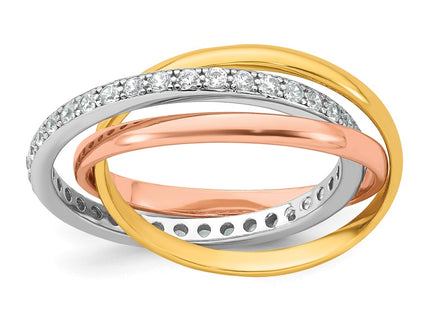 Sterling Silver Rings Style QR7712 - Classique Jewelry Inc.