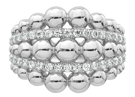 Sterling Silver Rings Style QR7714 - Classique Jewelry Inc.