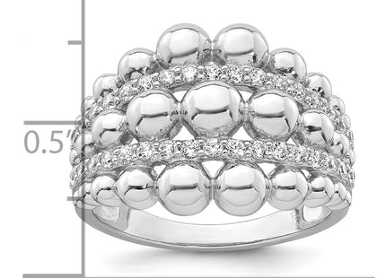 Sterling Silver Rings Style QR7714 - Classique Jewelry Inc.