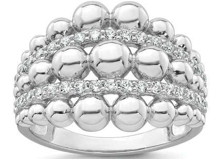 Sterling Silver Rings Style QR7714 - Classique Jewelry Inc.