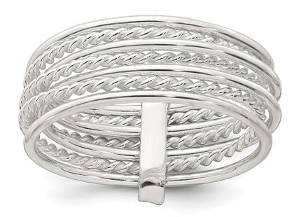 Sterling Silver Rings Style QR7716 - Classique Jewelry Inc.