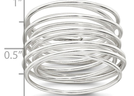 Sterling Silver Rings Style QR7717 - Classique Jewelry Inc.