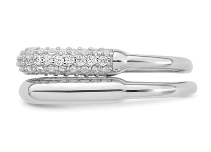 Sterling Silver Rings Style QR7719 - Classique Jewelry Inc.