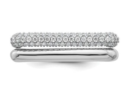 Sterling Silver Rings Style QR7719 - Classique Jewelry Inc.