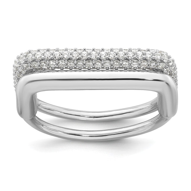 Sterling Silver Rings Style QR7719 - Classique Jewelry Inc.