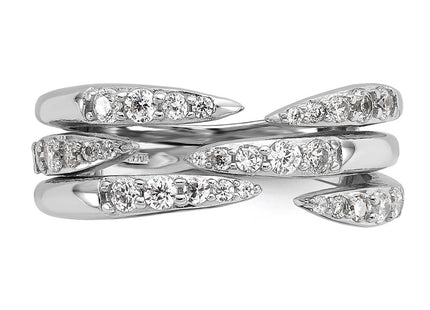 Sterling Silver Rings Style QR7720 - Classique Jewelry Inc.