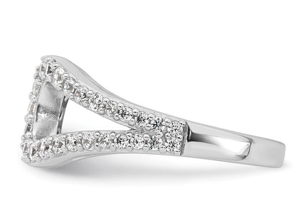 Sterling Silver Rings Style QR7721 - Classique Jewelry Inc.