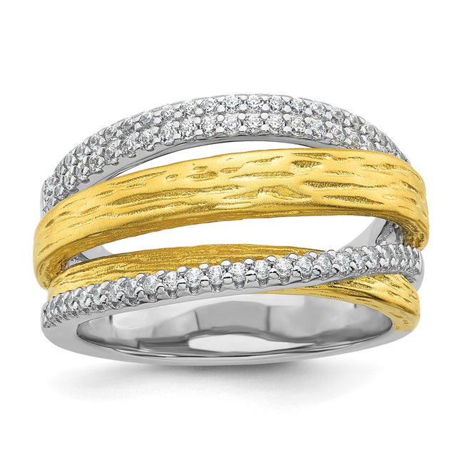 Sterling Silver Rings Style QR7723 - Classique Jewelry Inc.