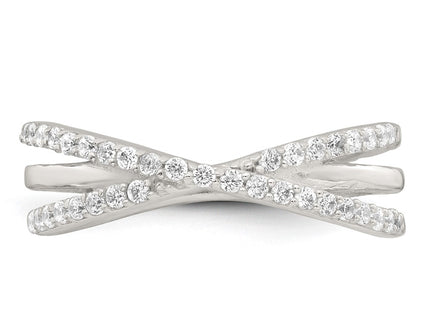 Sterling Silver Rings Style QR7724 - Classique Jewelry Inc.