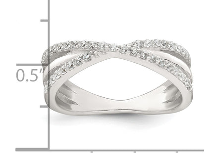 Sterling Silver Rings Style QR7724 - Classique Jewelry Inc.