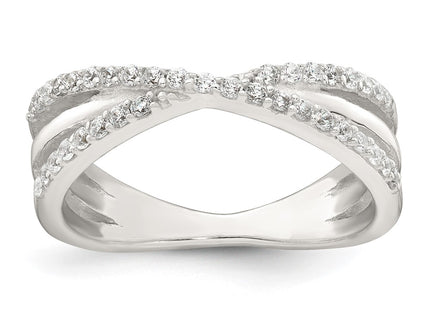 Sterling Silver Rings Style QR7724 - Classique Jewelry Inc.