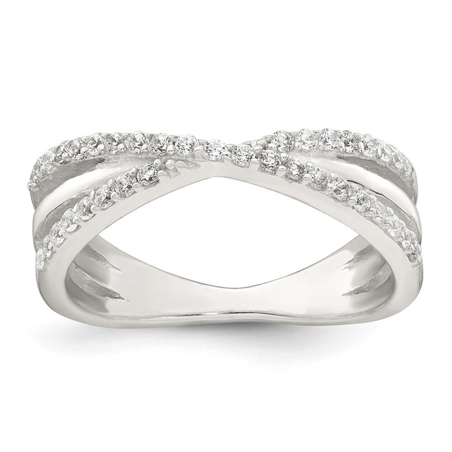 Sterling Silver Rings Style QR7724 - Classique Jewelry Inc.