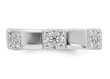 Sterling Silver Rings Style QR7725 - Classique Jewelry Inc.