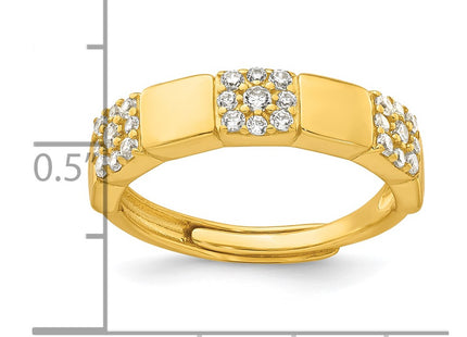 Sterling Silver Rings Style QR7725GP - Classique Jewelry Inc.