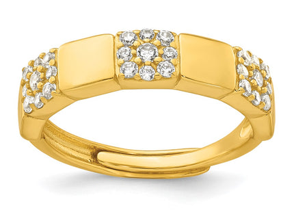 Sterling Silver Rings Style QR7725GP - Classique Jewelry Inc.