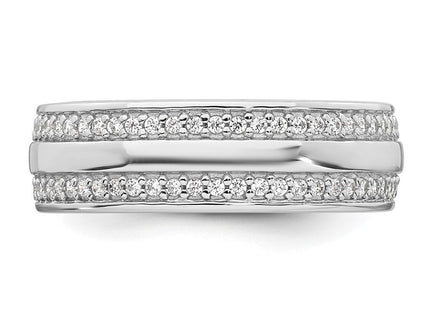Sterling Silver Rings Style QR7730 - Classique Jewelry Inc.