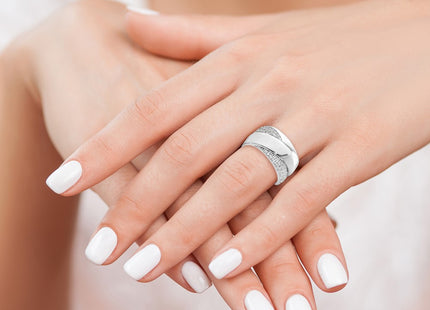 Sterling Silver Rings Style QR7731 - Classique Jewelry Inc.