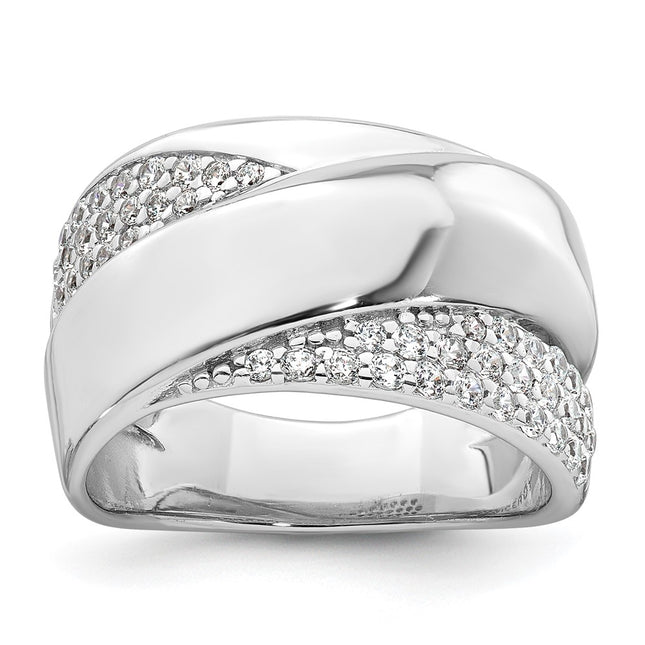 Sterling Silver Rings Style QR7731 - Classique Jewelry Inc.