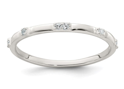 Sterling Silver Rings Style QR7734 - Classique Jewelry Inc.