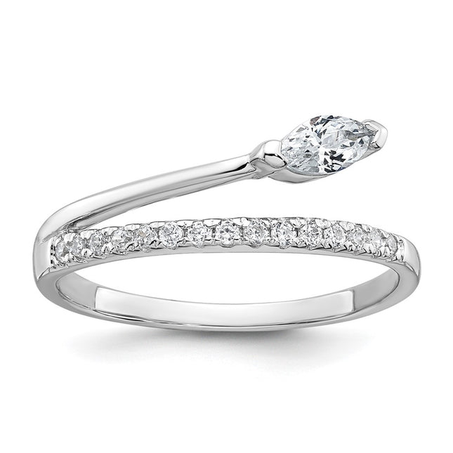 Sterling Silver Rings Style QR7736 - Classique Jewelry Inc.