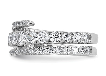 Sterling Silver Rings Style QR7737 - Classique Jewelry Inc.