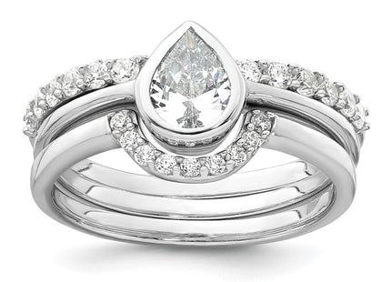 Sterling Silver Rings Style QR7738 - Classique Jewelry Inc.