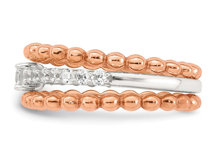 Sterling Silver Rings Style QR7739 - Classique Jewelry Inc.