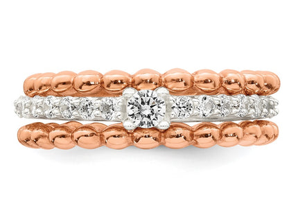 Sterling Silver Rings Style QR7739 - Classique Jewelry Inc.