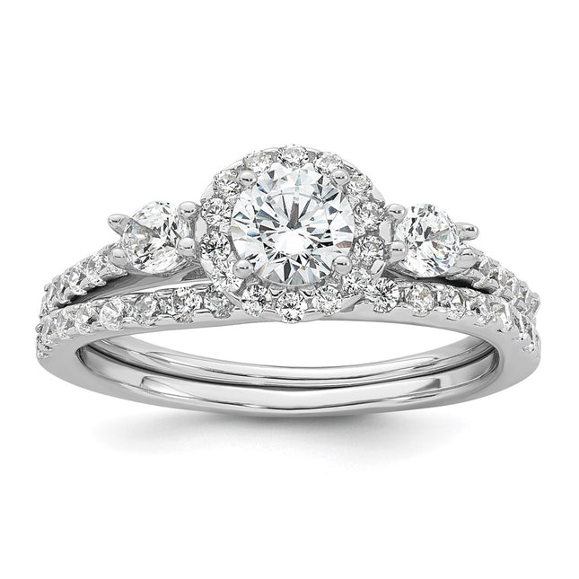 Sterling Silver Rings Style QR7740 - Classique Jewelry Inc.