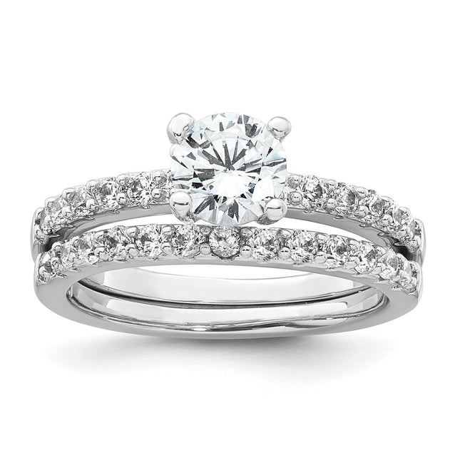 Sterling Silver Rings Style QR7741 - Classique Jewelry Inc.