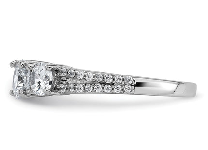 Sterling Silver Rings Style QR7745 - Classique Jewelry Inc.
