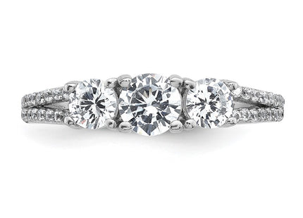 Sterling Silver Rings Style QR7745 - Classique Jewelry Inc.