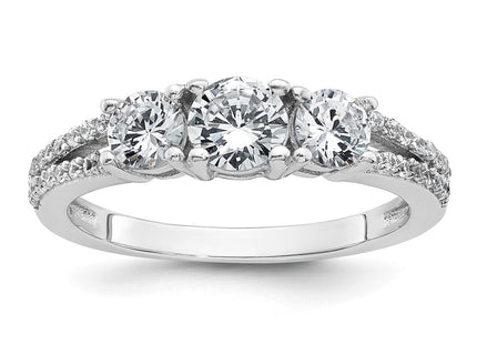 Sterling Silver Rings Style QR7745 - Classique Jewelry Inc.