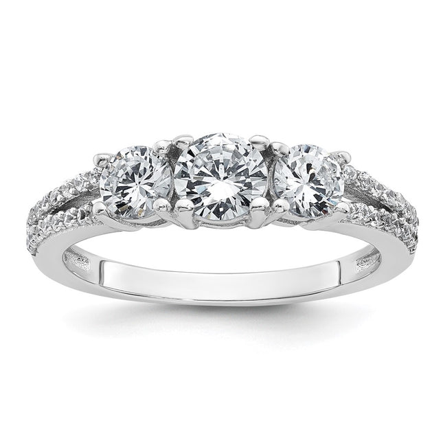 Sterling Silver Rings Style QR7745 - Classique Jewelry Inc.
