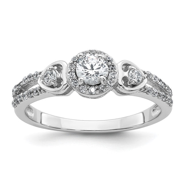 Sterling Silver Rings Style QR7746 - Classique Jewelry Inc.