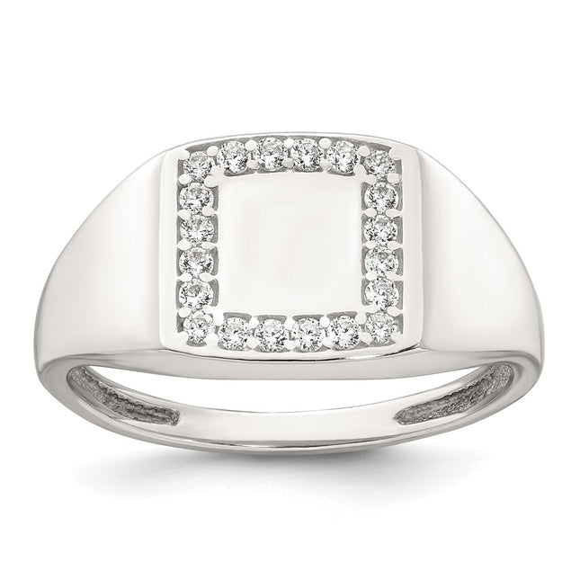 Sterling Silver Rings Style QR7767 - Classique Jewelry Inc.