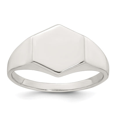 Sterling silver signet ring