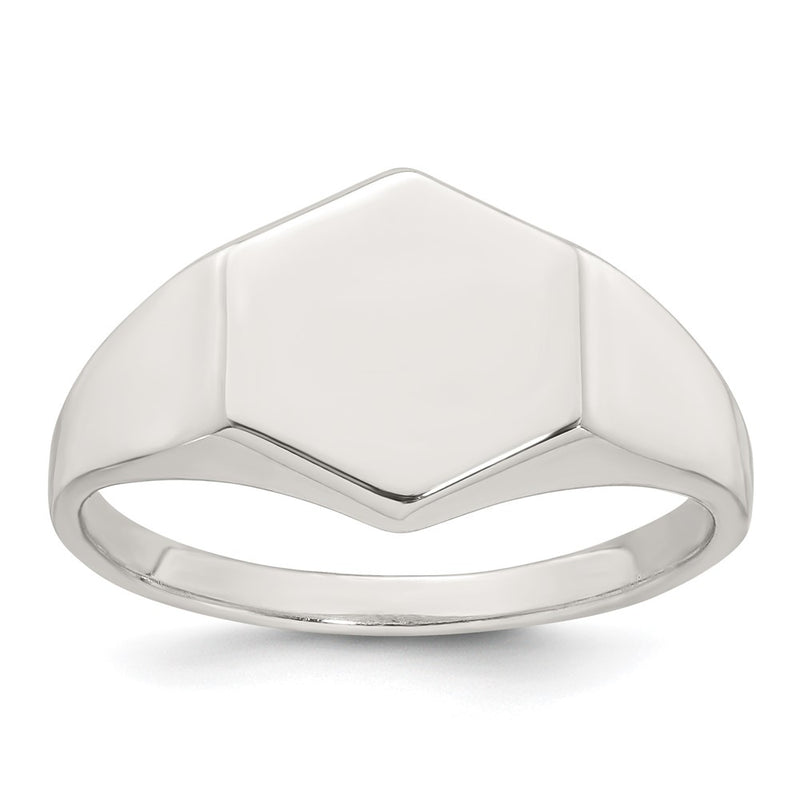 Sterling silver signet ring
