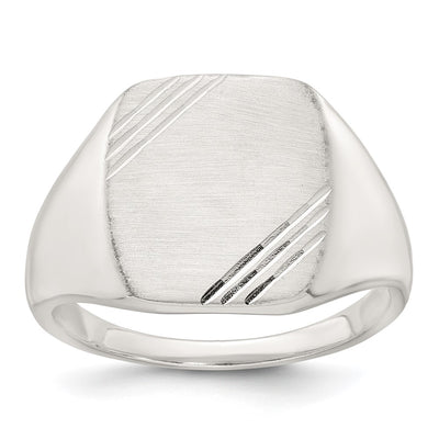 Sterling silver signet ring