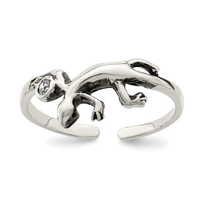 Sterling silver cubic zirconia ring