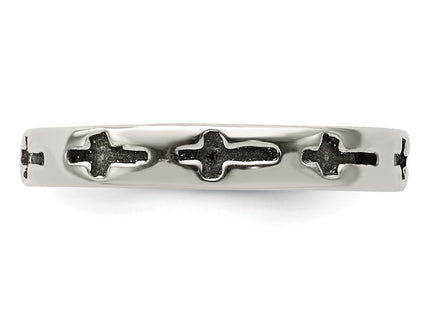 Sterling Silver Rings Style QR806 - Classique Jewelry Inc.