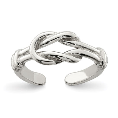 Sterling silver knot ring