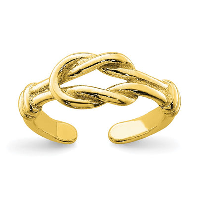 Sterling silver knot ring