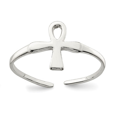 Sterling silver cross ring
