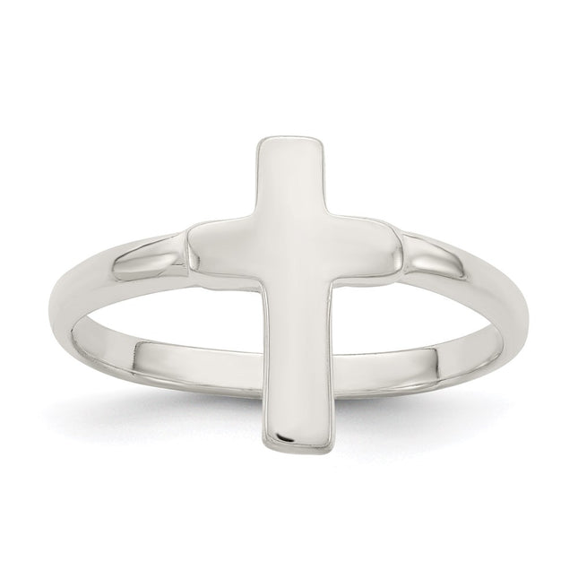 Sterling silver cross ring