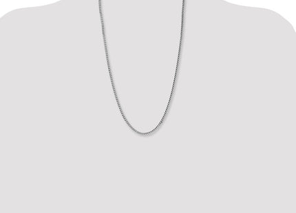 Sterling Silver Domed w/ Side D/C Curb Chain (Style QRC120-26)