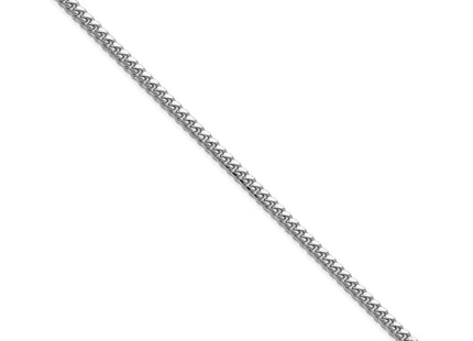 Sterling Silver Rhodium-plated Domed w/ Side D/C Curb Bracelet